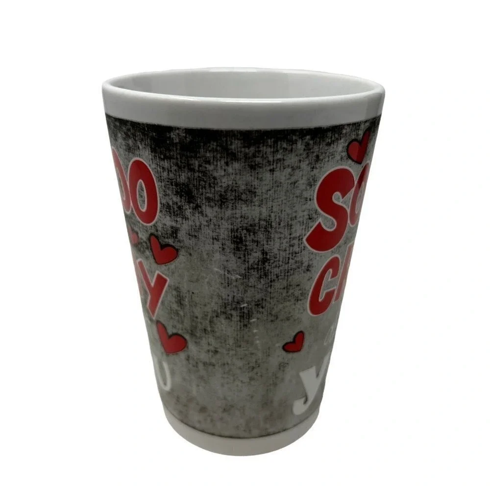 Coffee Mug Soooo Cray‎ About You Crazy Love Hearts Tea Cup